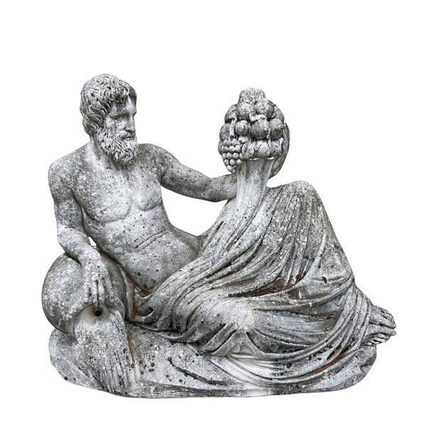 Scultura in pietra composta