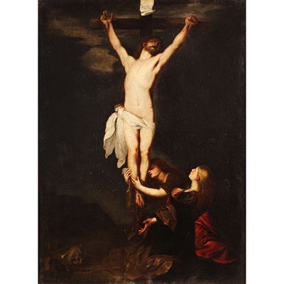 Antoon van Dyck, Maria Maddalena e San Giovanni ai piedi di Gesù Cristo crocifisso