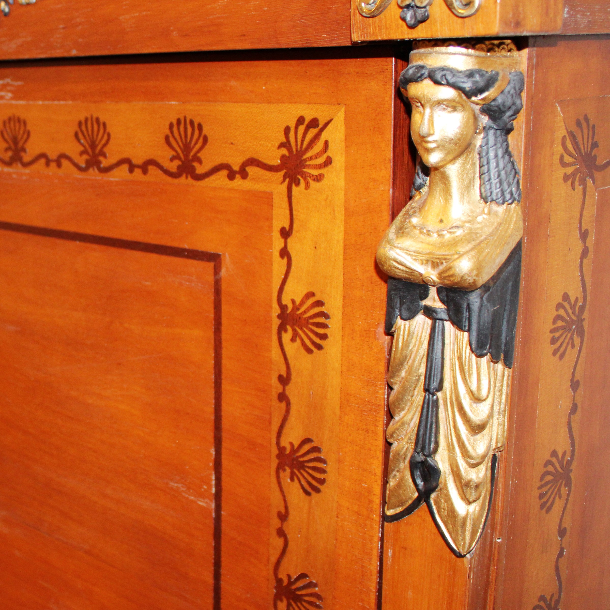 ♦ Credenza Stile Impero in Ciliegio