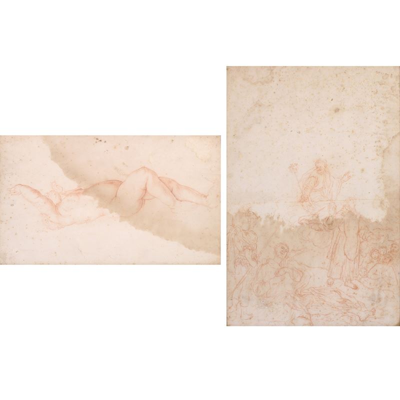 Artista Italiano (2)  (XVIII sec.)  - Asta DIPINTI ANTICHI e ANTIQUARIATO - San Luca Casa d'Aste