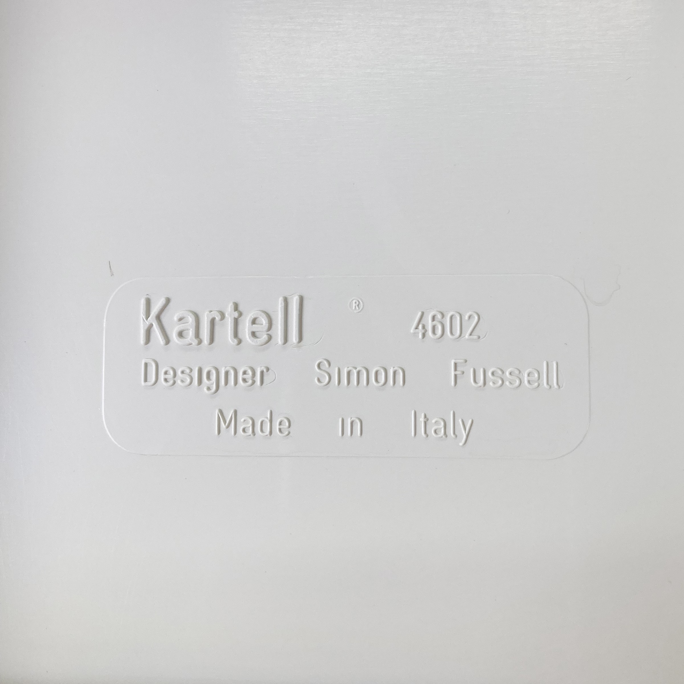 Simon Fussell prod. Kartell