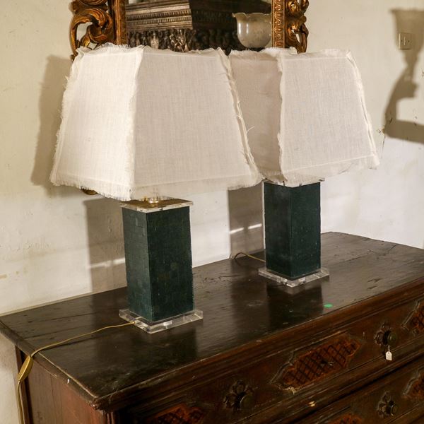 Coppia di lampade da tavolo