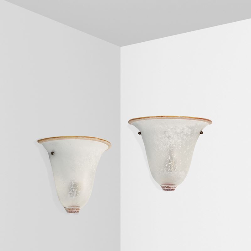 Archimede Seguso, attribuito  (Murano, XX sec.)  - Asta DESIGN | FORMA | STILE - San Luca Casa d'Aste