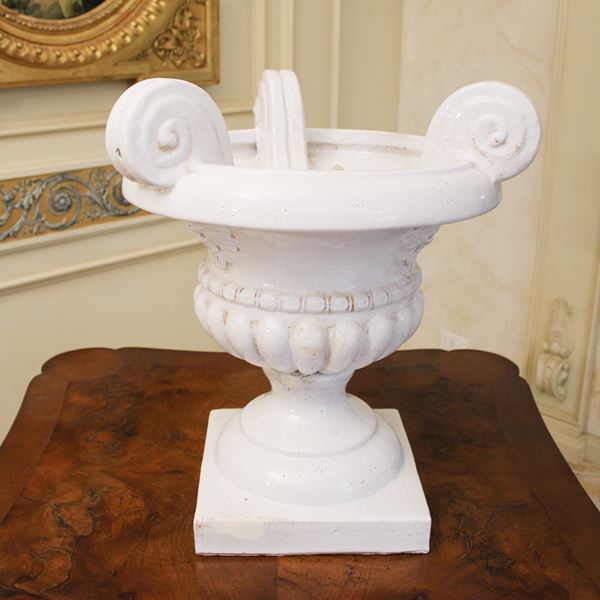 ♦ Vaso in ceramica smaltata