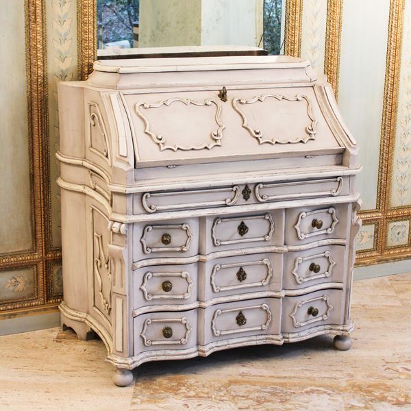 Ribalta in legno laccato