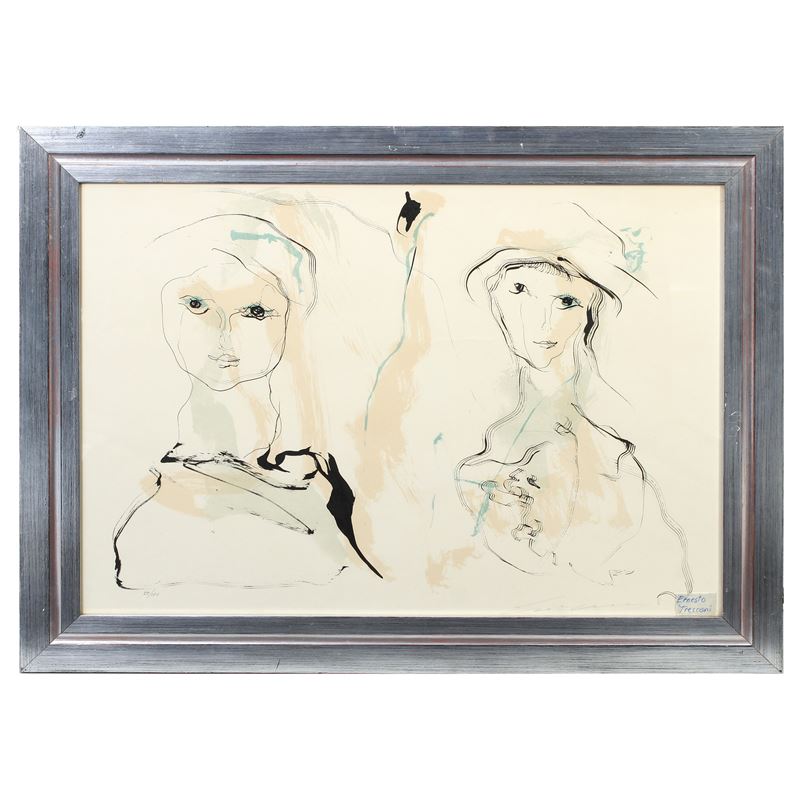 Ernesto Treccani  ((Milano, 1920 – 2009))  - Asta DA UNA COLLEZIONE MILANESE - San Luca Casa d'Aste
