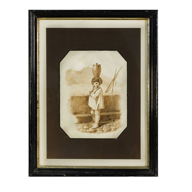 Pittore napoletano  (Napoli, 1895)  - Asta DA UNA COLLEZIONE MILANESE - San Luca Casa d'Aste