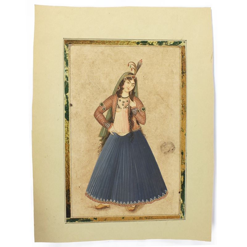 Scuola di Shiraz  (Impero Qajar, XIX secolo)  - Asta DA UNA COLLEZIONE MILANESE - San Luca Casa d'Aste