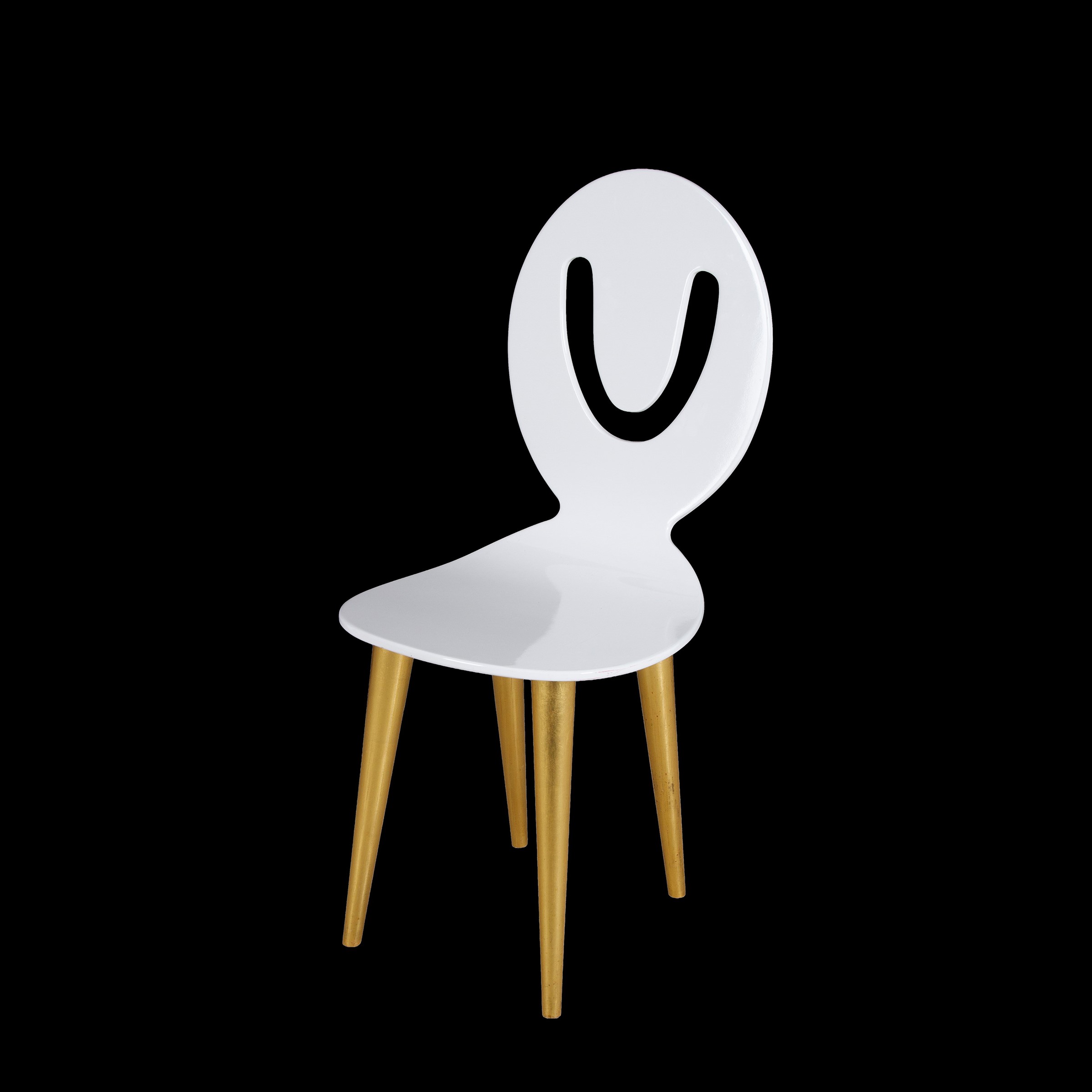 Anna Gili, Sedie mod. “Cavallo” e “Serpente” (produzione Post Design), legno laccato con gambe do...