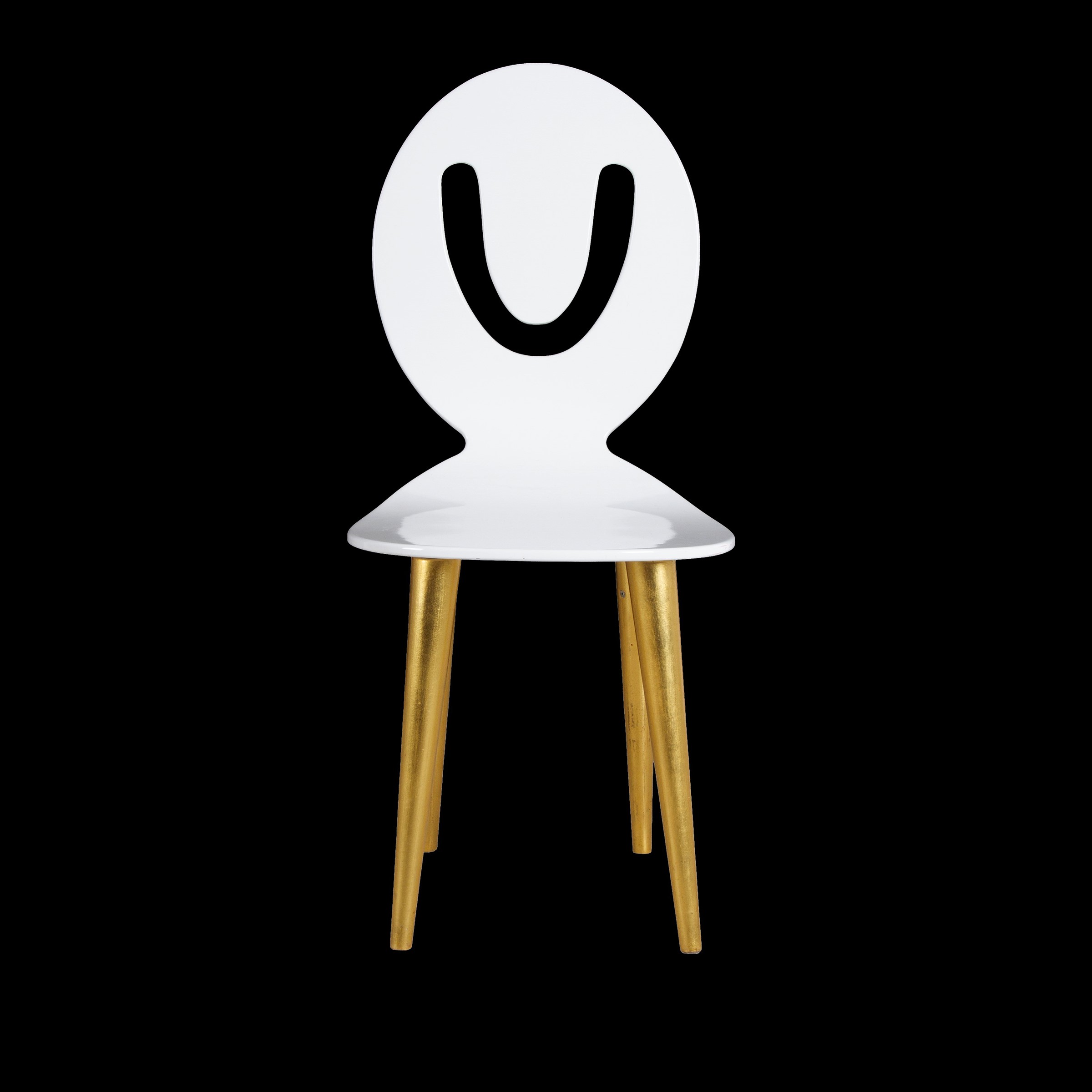 Anna Gili, Sedie mod. “Cavallo” e “Serpente” (produzione Post Design), legno laccato con gambe do...