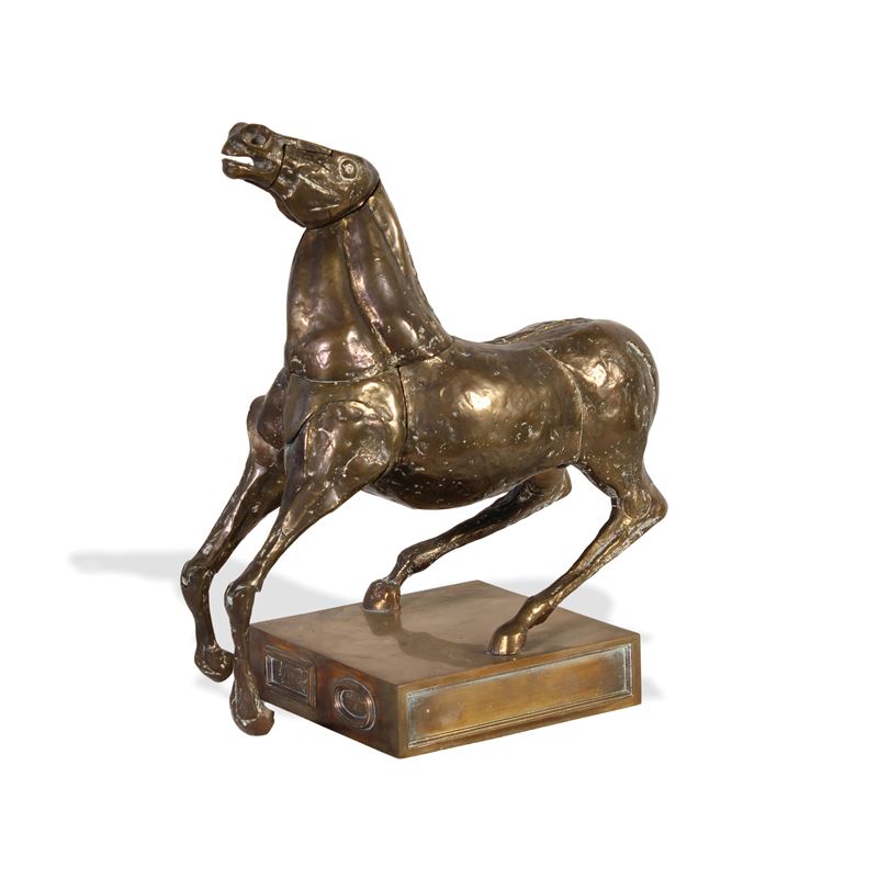 Bruno Cassinari e Miguel Berrocal, "Il cavallo"  (1973)  - Asta DESIGN, ARREDI MODERNI E CONTEMPORANEI - San Luca Casa d'Aste