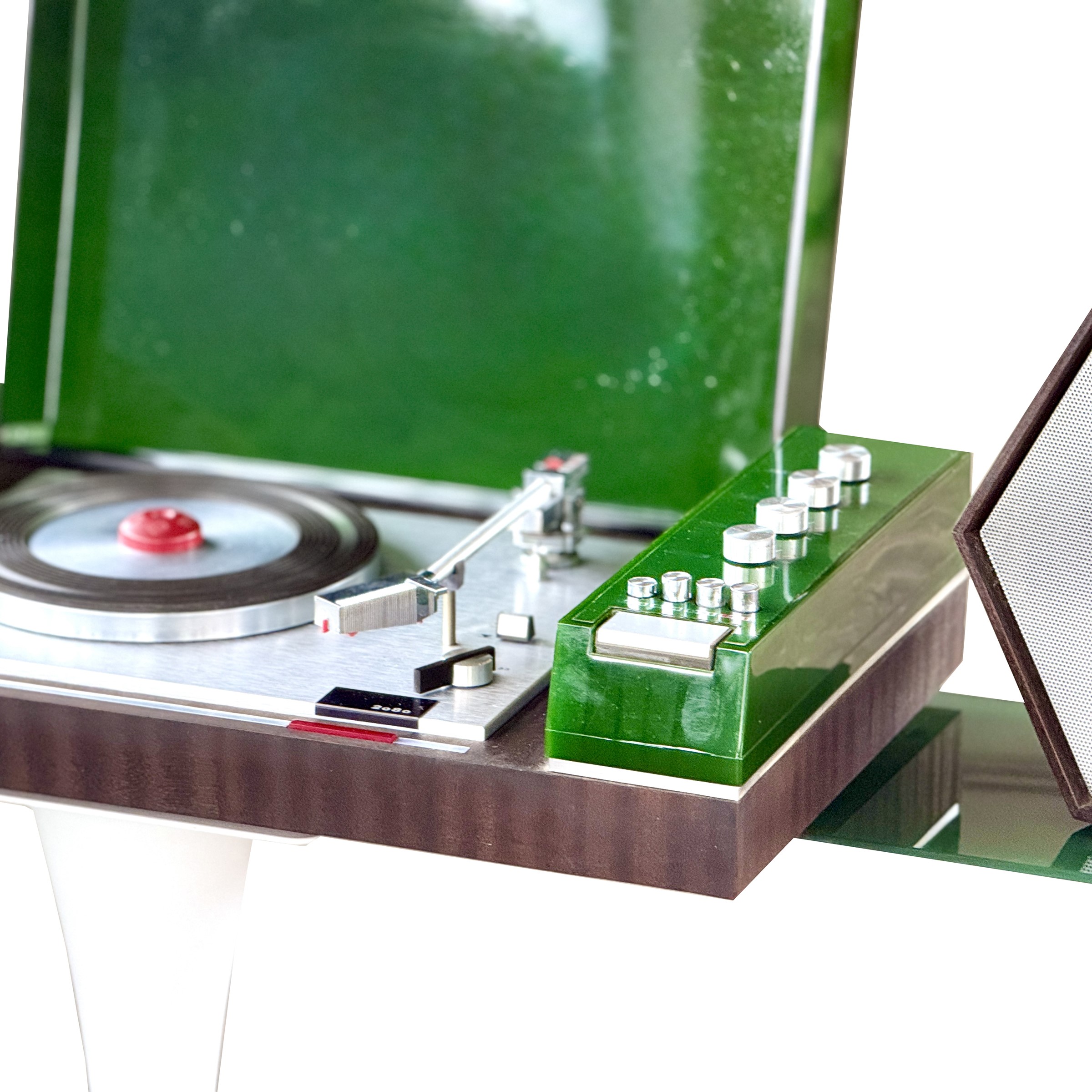 Telefunken, Sistema stereo mod. "2080" in stile Space Age, Germania anni '70