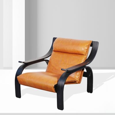 Marco Zanuso, Poltrona Woodline prodotta Arflex