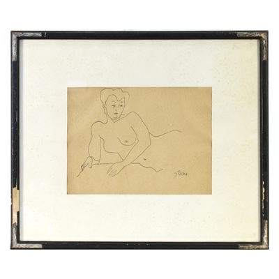 Leon Gischia, Senza titolo (matita su carta)
