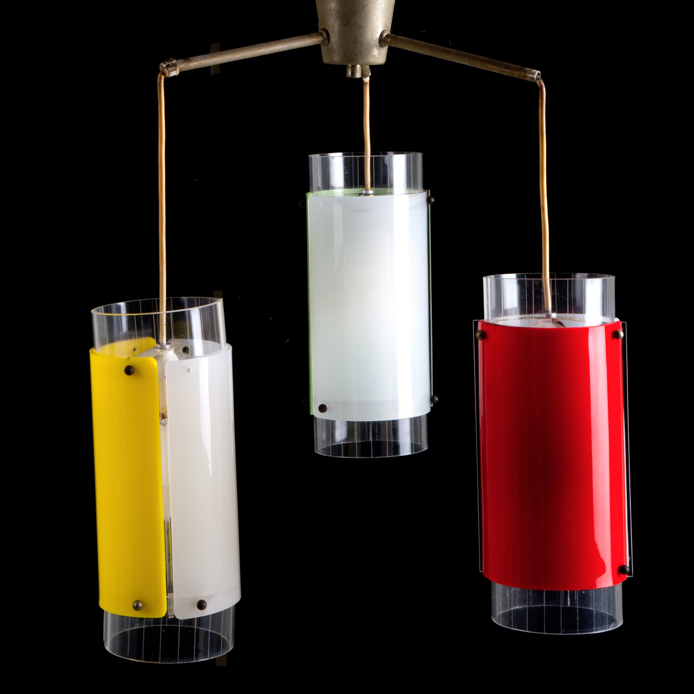 Manifattura italiana, Lampadario a tre luci