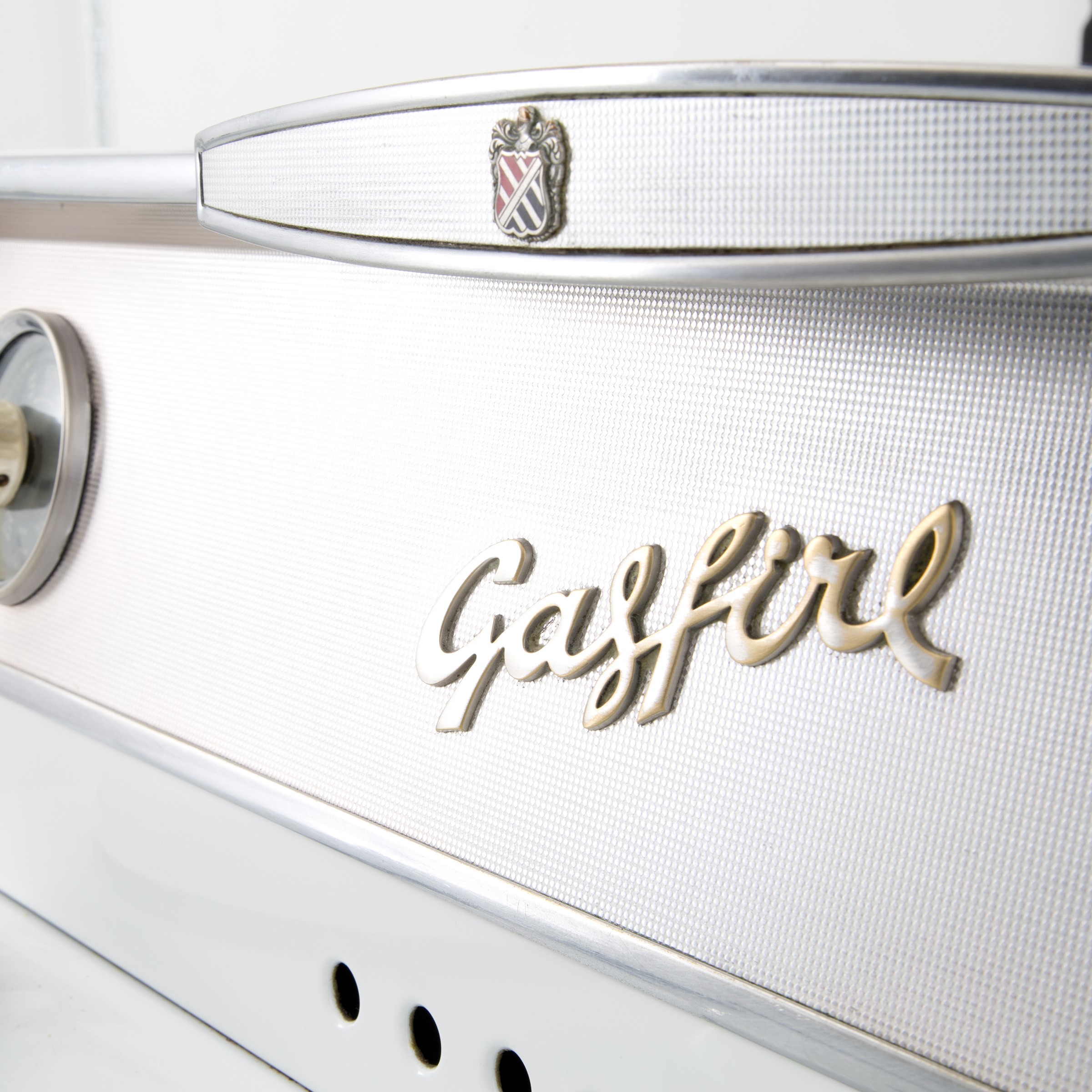 Gasfire, cucina con piano a sei fuochi e timer, anni ’50