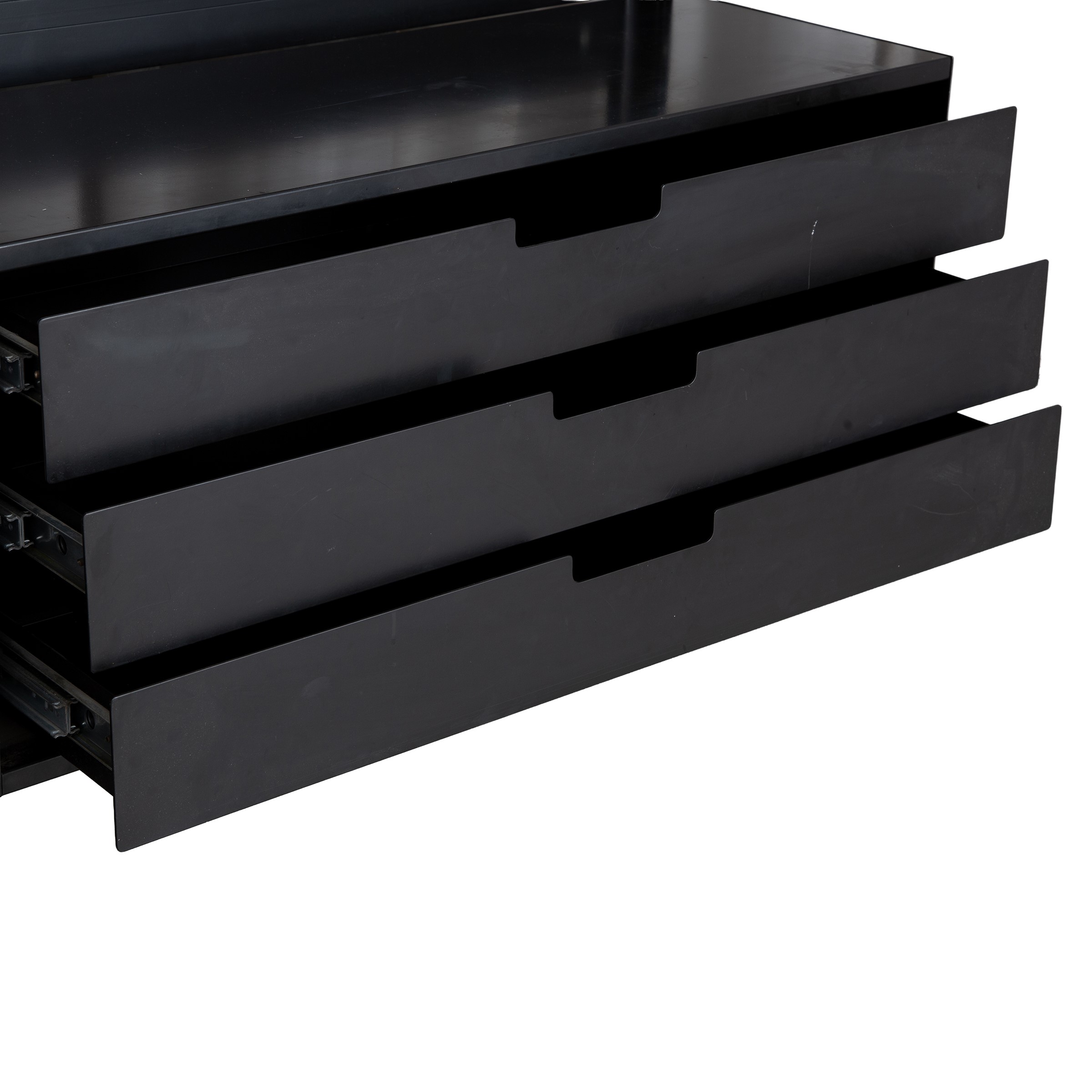 Attribuito a Dieter Rams, Libreria mod. “606 Universal Shelving System” (dieci ripiani e tre cass...
