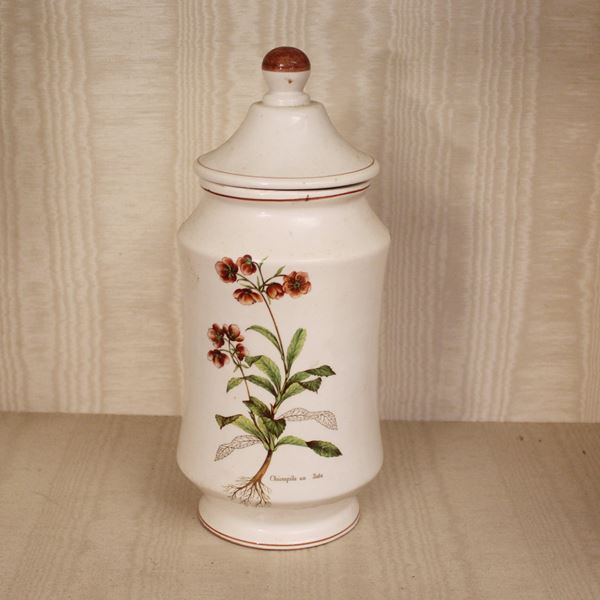 Potiche in ceramica policroma
