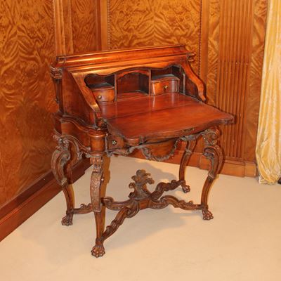 ♦ Piccola Ribalta in Legno Tinto Noce