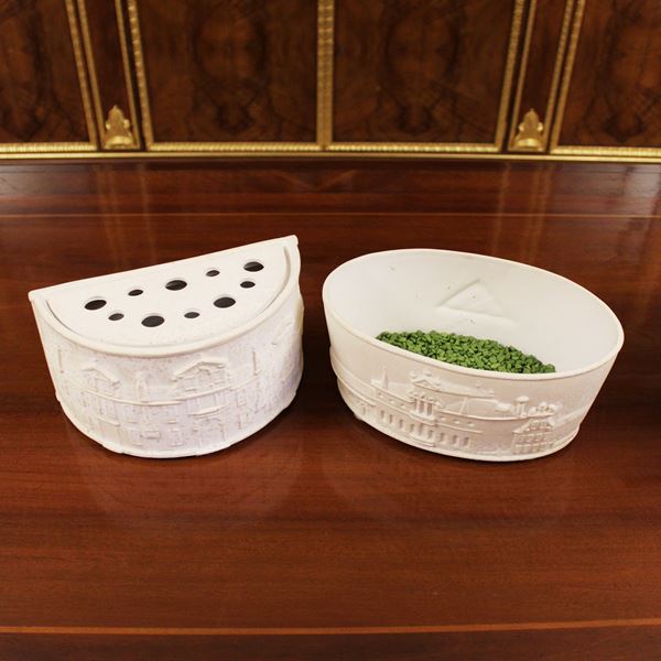 Due oggetti in ceramica