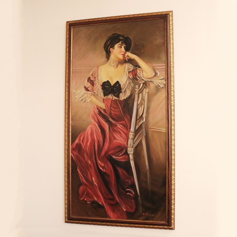 Pittore italiano  (XX sec.)  - Asta Gli Arredi di Villa "Le Marchesane" - San Luca Casa d'Aste