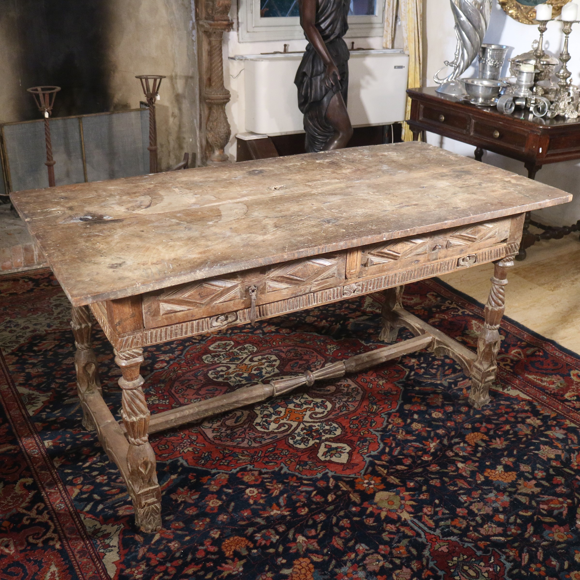 Tavolo da centro in castagno