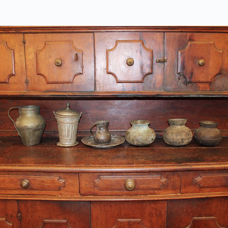 Gruppo di sei oggetti in rame e metallo  (Italia, XIX-XX sec.)  - Asta Gli Arredi di Villa "Le Marchesane" - San Luca Casa d'Aste