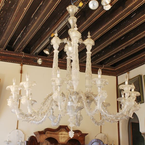 Lampadario Rezzonico a dodici luci