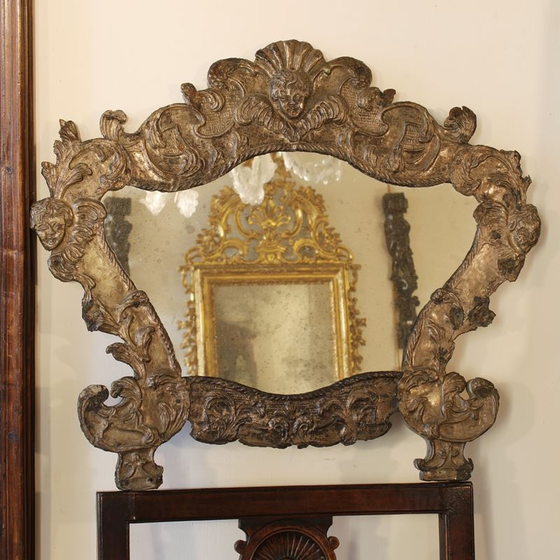 Cartagloria in metallo argentato  (Italia, XVIII sec.)  - Asta Gli Arredi di Villa "Le Marchesane" - San Luca Casa d'Aste