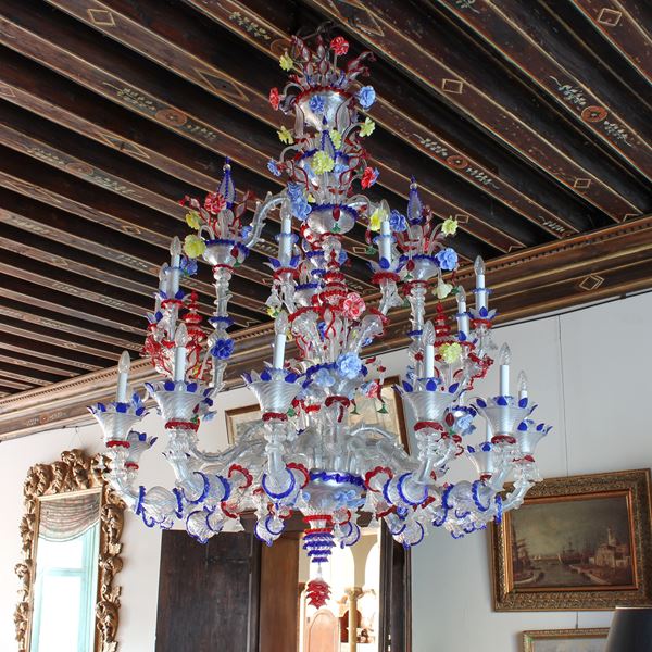 Lampadario Rezzonico a venti luci