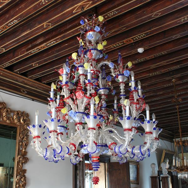 Lampadario Rezzonico a venti luci
