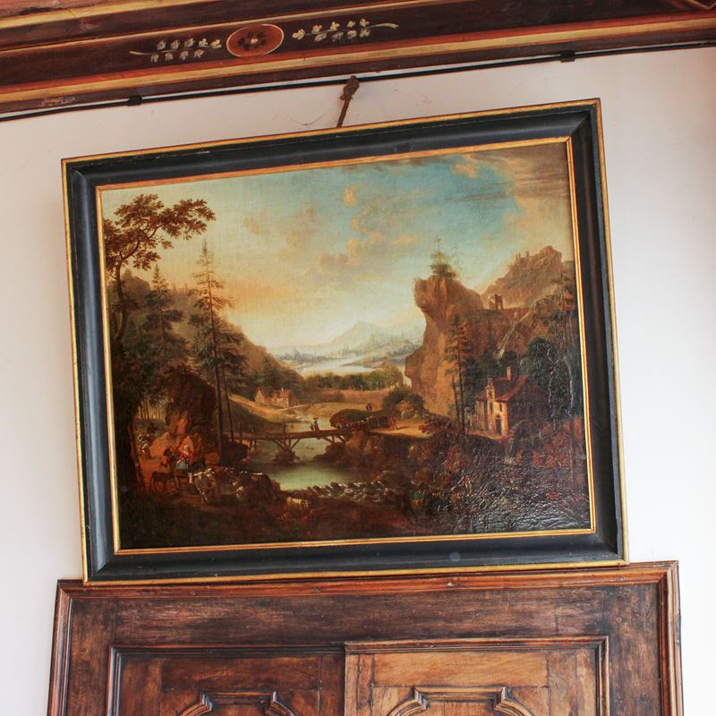 Pittore fiammingo  (XIX-XX sec.)  - Asta Gli Arredi di Villa "Le Marchesane" - San Luca Casa d'Aste
