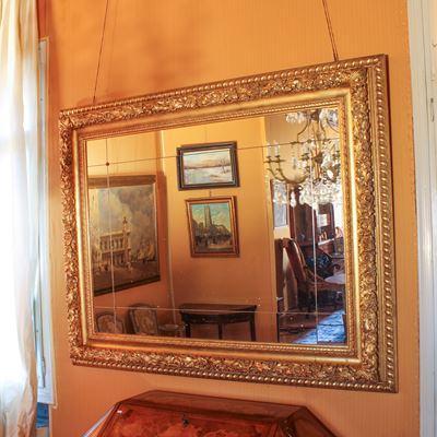 ♦ Specchiera in Legno Dorato