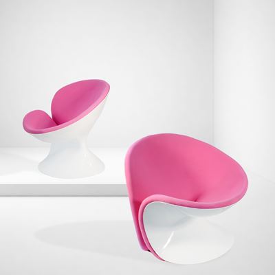 Jean-Pierre Laporte (prod. Thonet), Coppia di poltrone modello “Girolle”