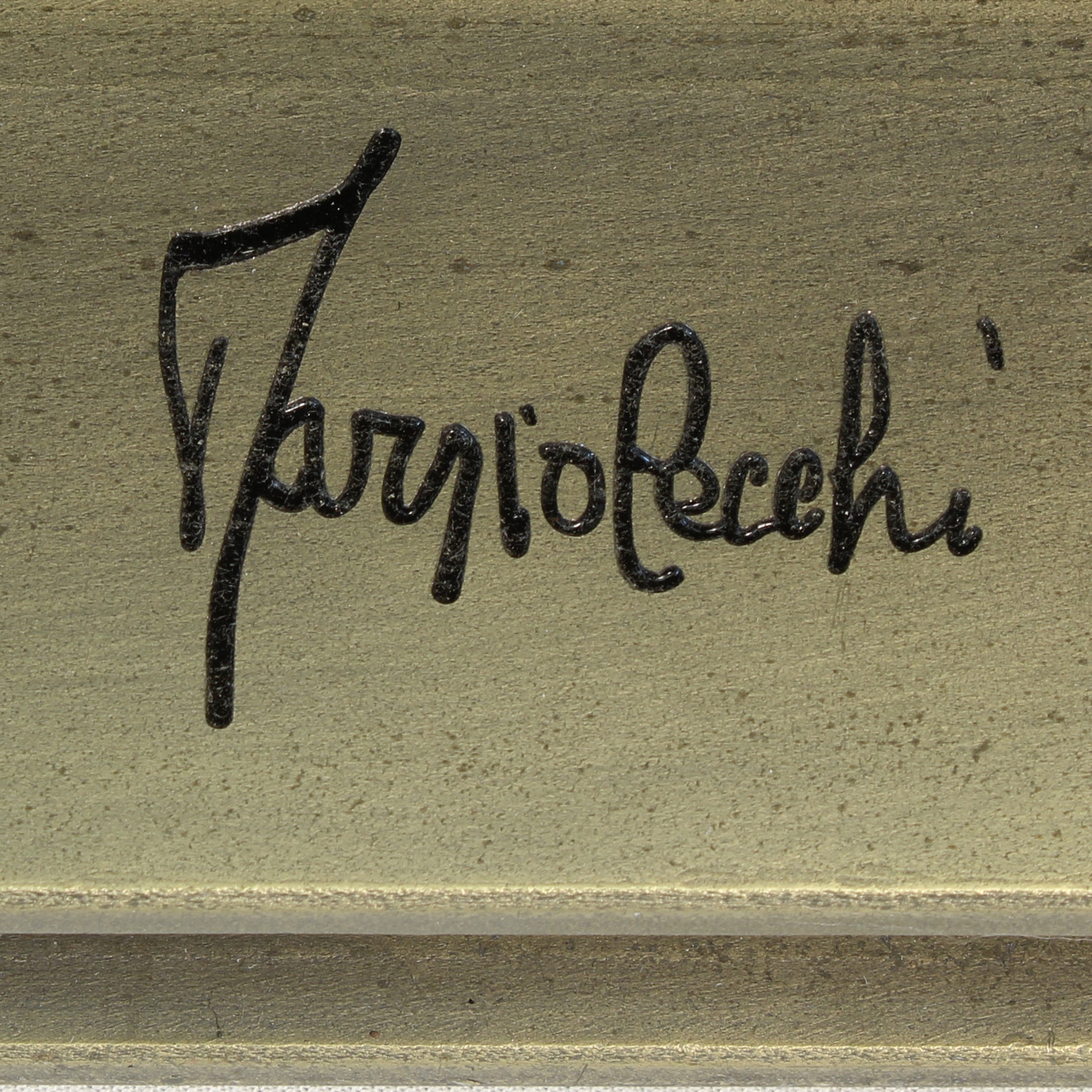 Marzio Cecchi, Poltrona con poggiapiedi modello Crossbow
