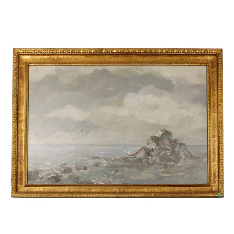 Pittore francese  (XX sec.)  - Asta Gli Arredi di Villa "Le Marchesane" - San Luca Casa d'Aste