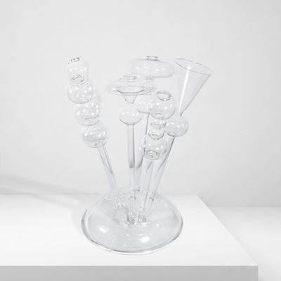 Matteo Thun, produzione Barovier & Toso, Vasi in vetro soffiato della serie “Sherry Netherlands”,...