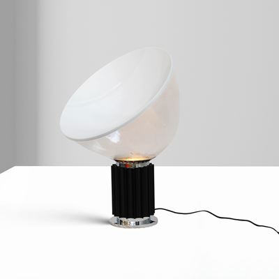 Achille e Pier Giacomo Castiglioni, Lampada da tavolo Taccia (produzione Flos), anni '60
