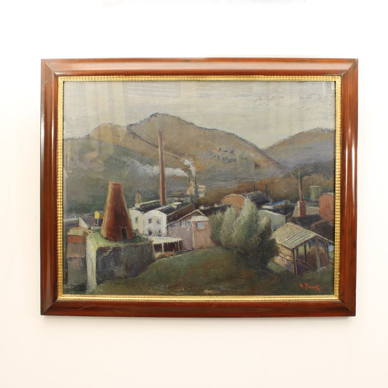 Pittore europeo  (XX sec.)  - Asta Gli Arredi di Villa "Le Marchesane" - San Luca Casa d'Aste
