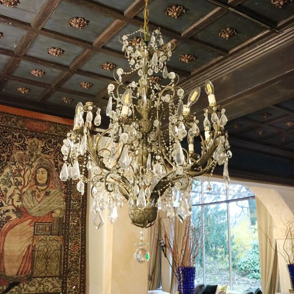 Lampadario a quindici luci