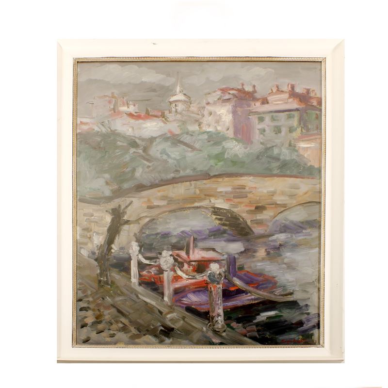 Pittore europeo  (XX sec.)  - Asta Gli Arredi di Villa "Le Marchesane" - San Luca Casa d'Aste
