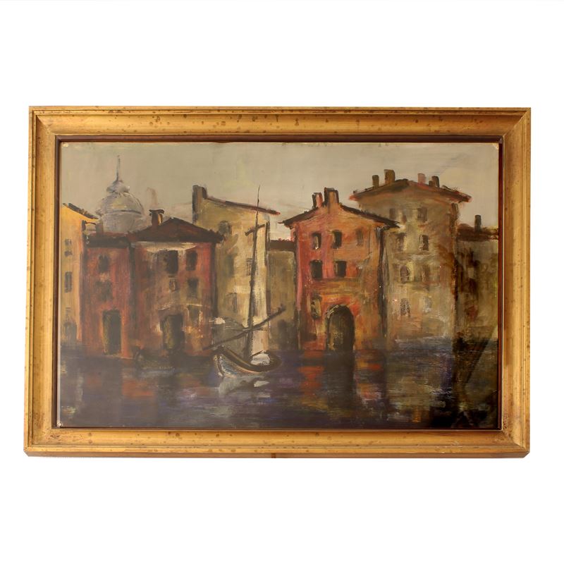 Pittore francese  (XX sec.)  - Asta Gli Arredi di Villa "Le Marchesane" - San Luca Casa d'Aste