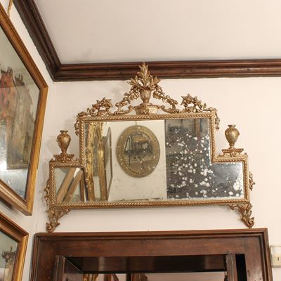 ♦ Specchiera in Legno Argentato
