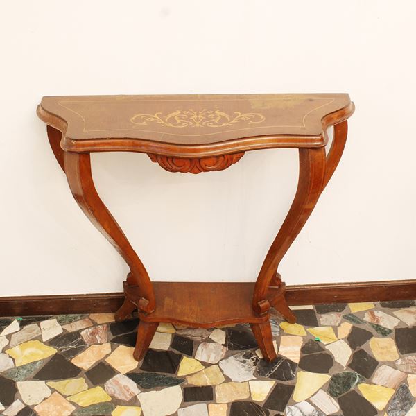 Piccola consolle in mogano