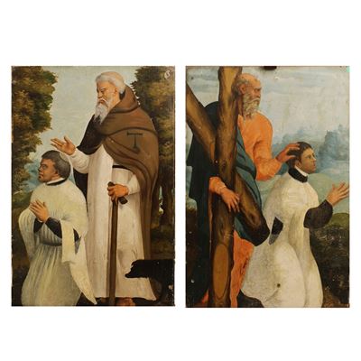 Coppia di Pannelli in Legno