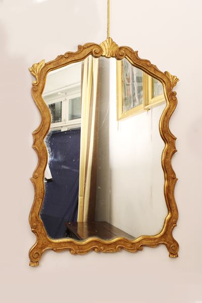♦ Specchiera in Legno Dorato