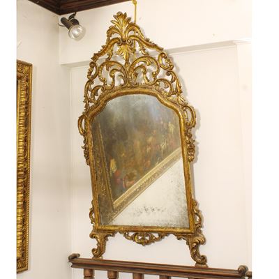 ♦ Specchiera in Legno Dorato a Mecca