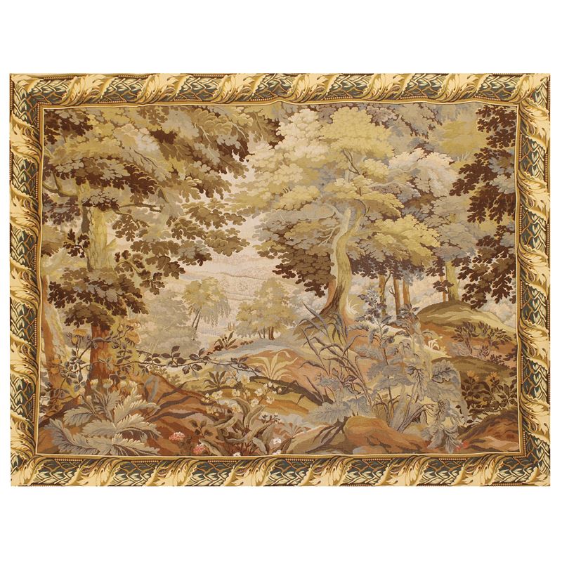 Arazzo fiammingo  (XX sec.)  - Asta Gli Arredi di Villa "Le Marchesane" - San Luca Casa d'Aste