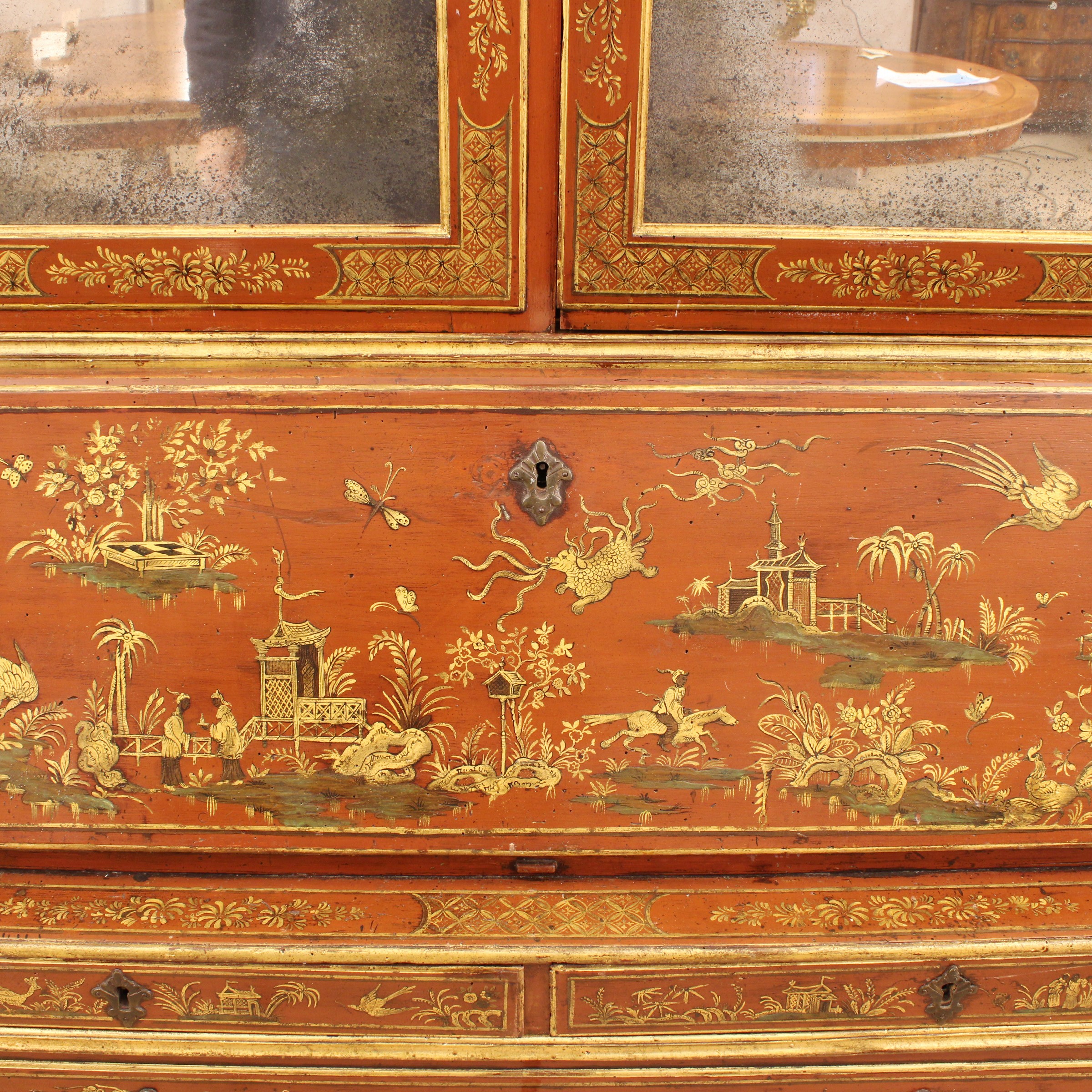 Trumeau in Legno Laccato e Dorato