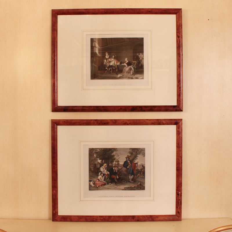 Coppia di stampe a colori  (Italia, XX sec.)  - Asta Stampe e acquerelli - San Luca Casa d'Aste